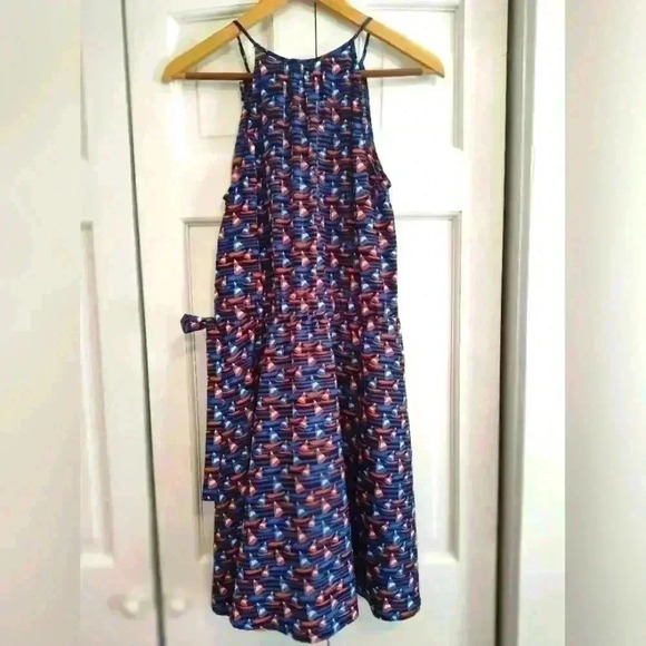 Pixley Sailboat print mini sundress | Size Small - Picture 2 of 5